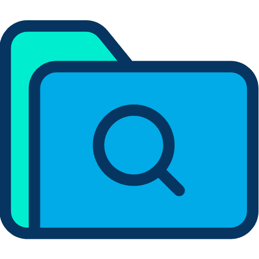 Folder storage office material file storage icon