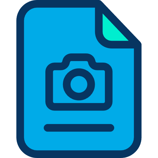 File document photo camera interface icon