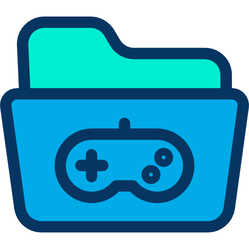 Folder game file storage data storage icon