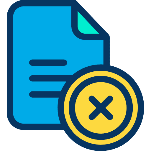 File close interface files and folders icon