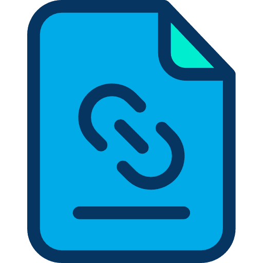 File link linked files and folders icon