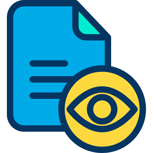 File visual document archive icon