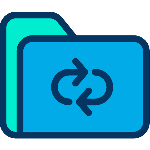Folder folder sync web icon