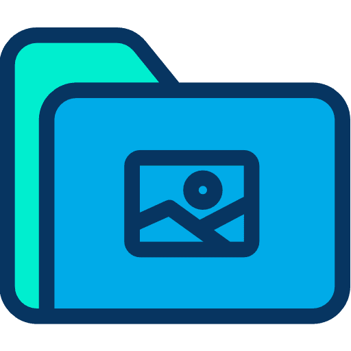 Folder office material storage file storage icon
