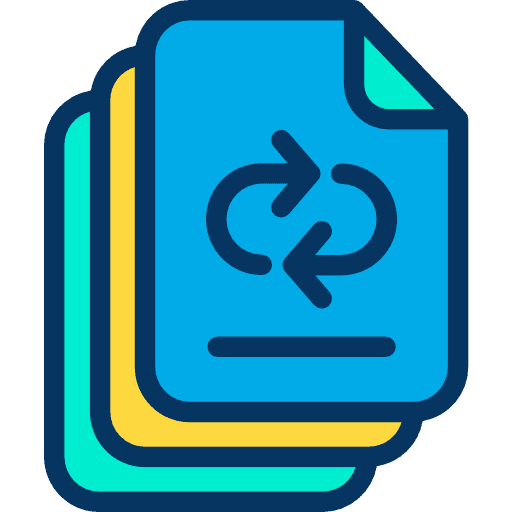 File sync file document icon
