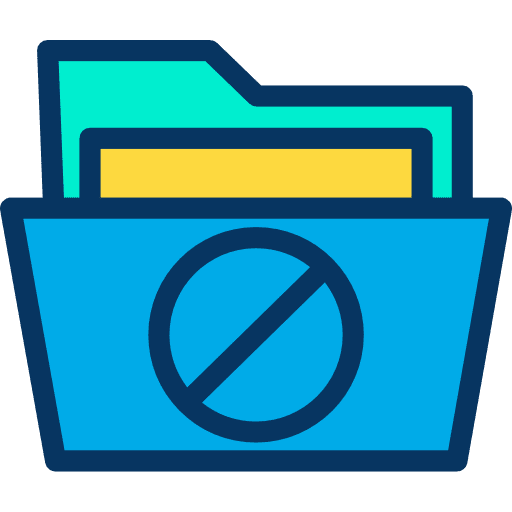 Folder file storage storage block icon