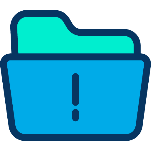 Folder data storage interface file storage icon