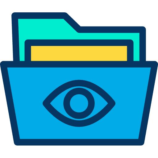 Folder interface storage data storage icon