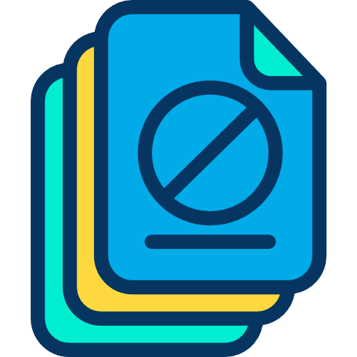 File document interface file icon