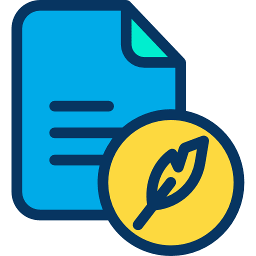 File document quill archive icon