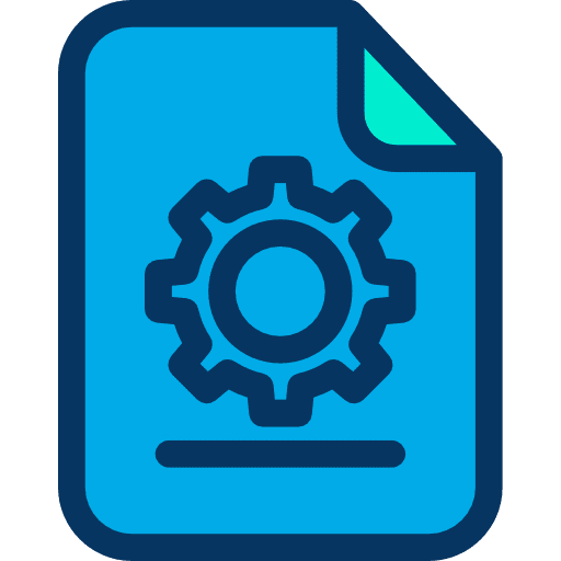 File file document settings icon