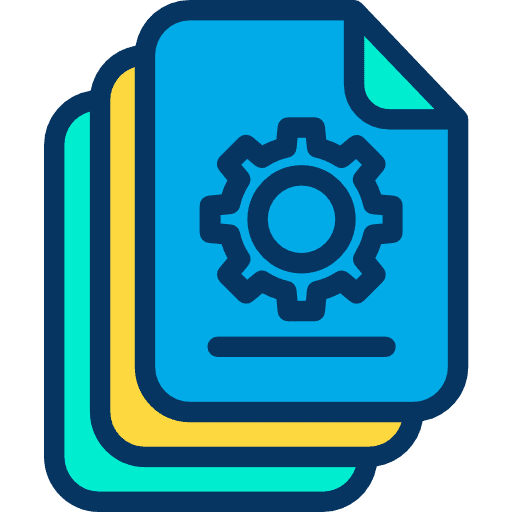 File interface document archive icon