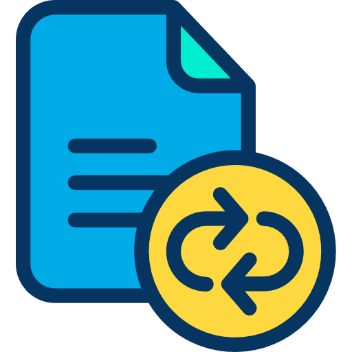 File archive document files and folders icon