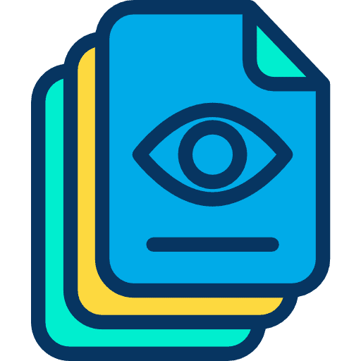 File visual interface files and folders icon