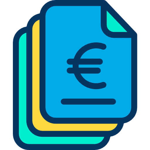 File business and finance files and folders archive icon