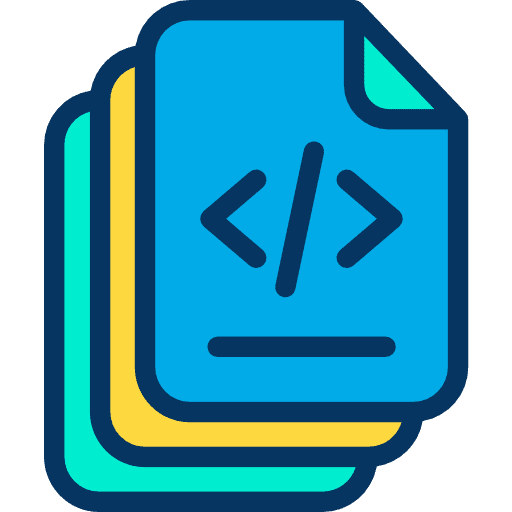 File coding file programming language icon