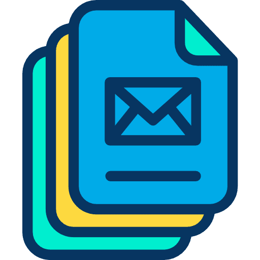 File notification communications file icon