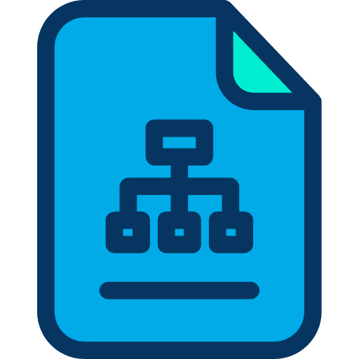 File plan file files and folders icon