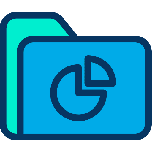 Folder files and folders data storage folder icon