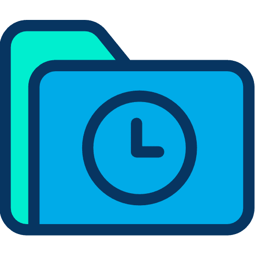 Folder data storage interface file storage icon