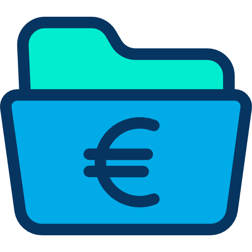 Folder storage business files and folders icon