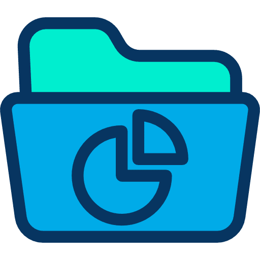 Folder storage office material interface icon