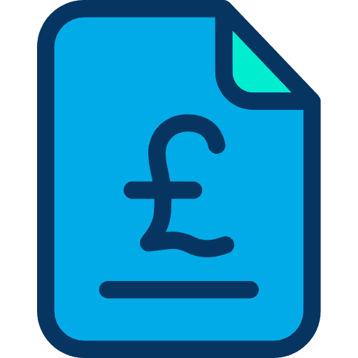 File document pound sterling archive icon