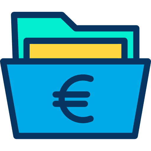 Folder file storage office material folder icon