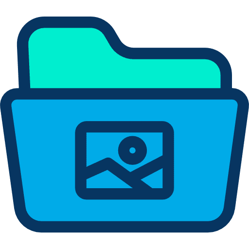 Folder data storage interface file storage icon