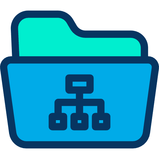 Folder file storage office material interface icon