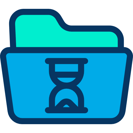 Folder office material data storage file storage icon
