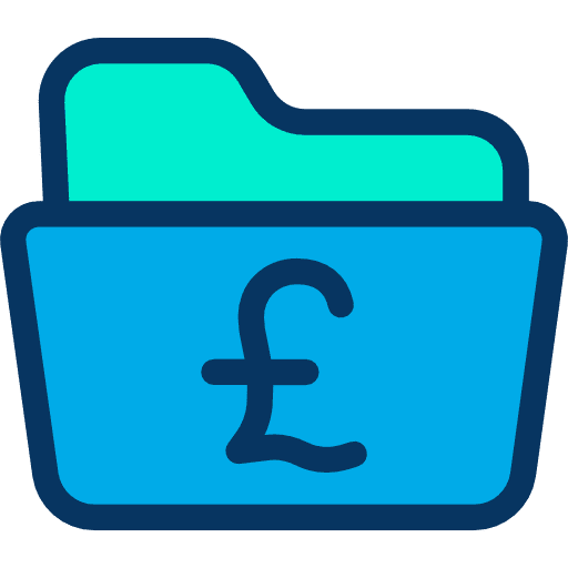 Folder data storage storage office material icon