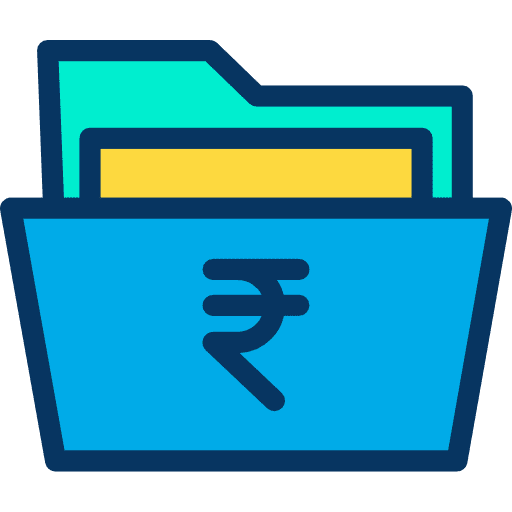Folder file storage office material storage icon