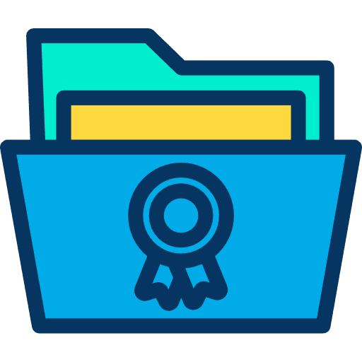 Folder file storage reward interface icon