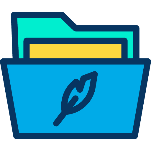 Folder interface data storage storage icon