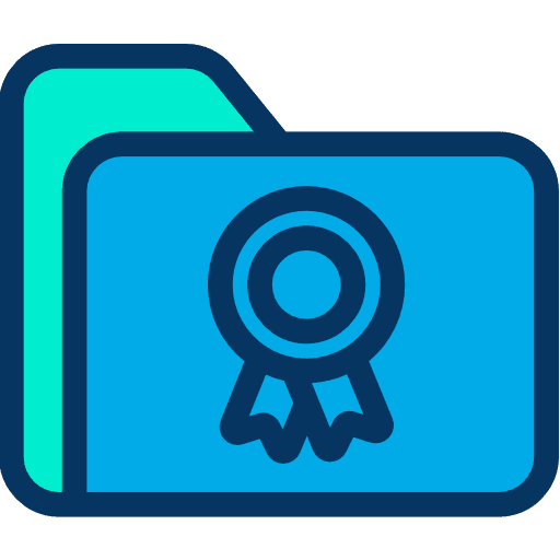 Folder interface files and folders reward icon