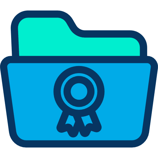 Folder office material file storage reward icon