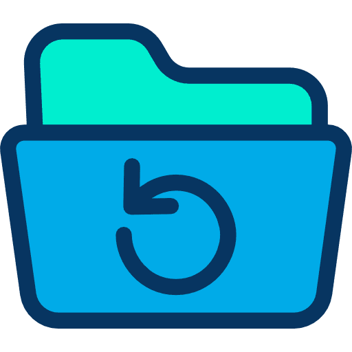 Folder office material storage data storage icon