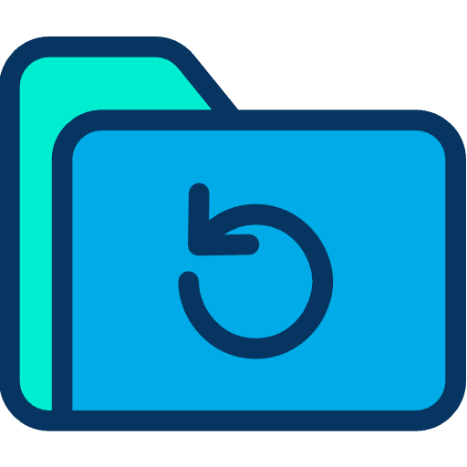 Folder storage file storage office material icon