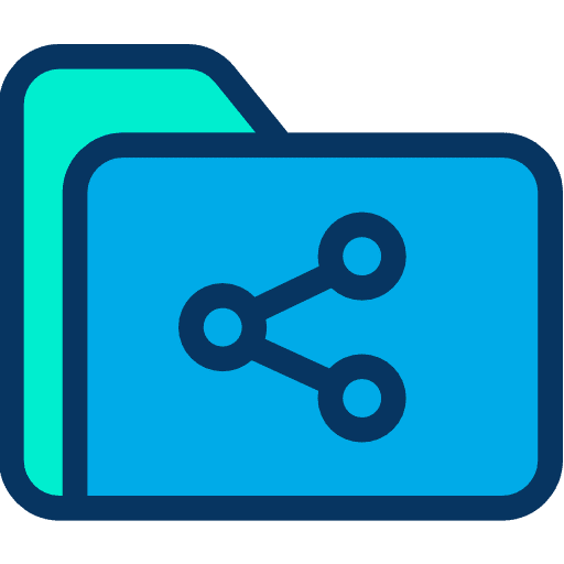 Folder file storage interface storage icon