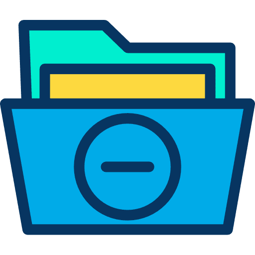 Folder folder data storage interface icon