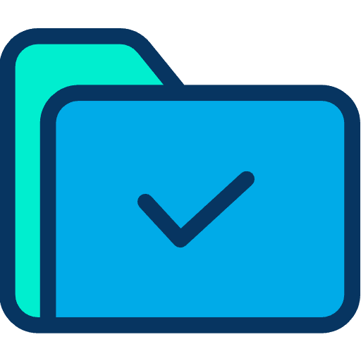 Folder interface office material folder icon