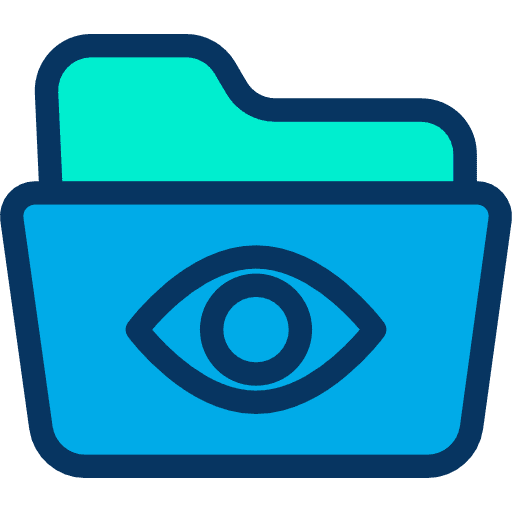 Folder storage data storage interface icon