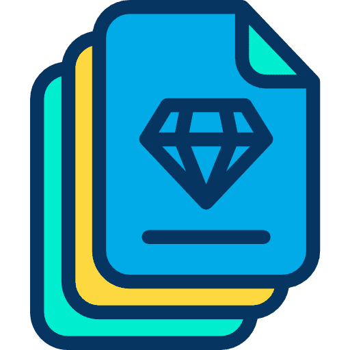 File interface diamond document icon