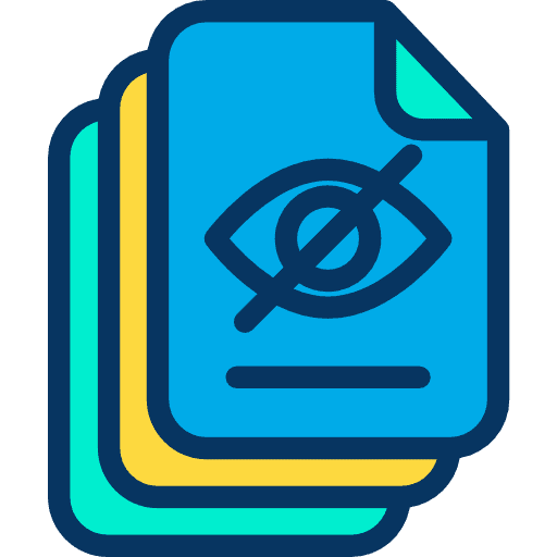 File files and folders archive hide icon