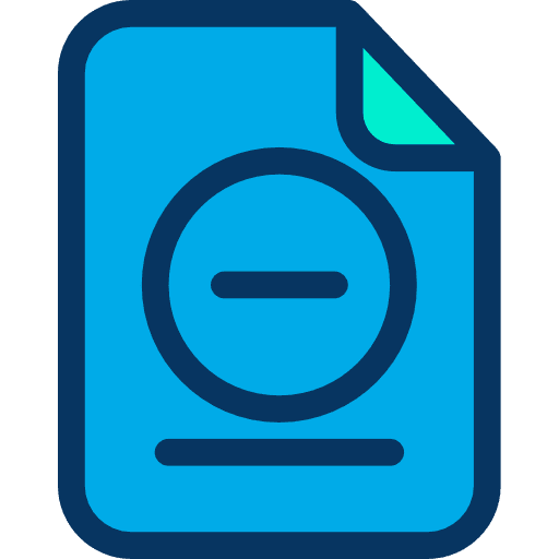 File document archive files and folders icon