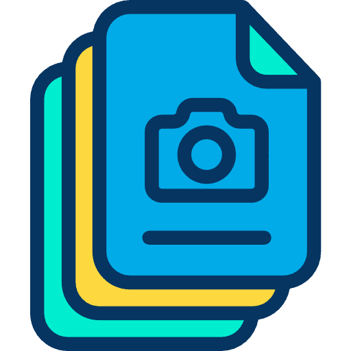 File document archive interface icon