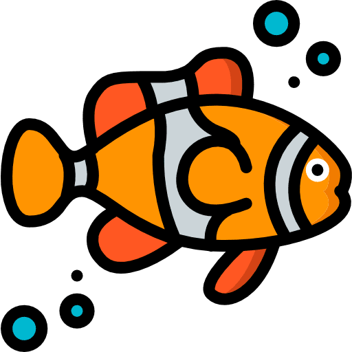 Clownfish animals clownfish sea life icon