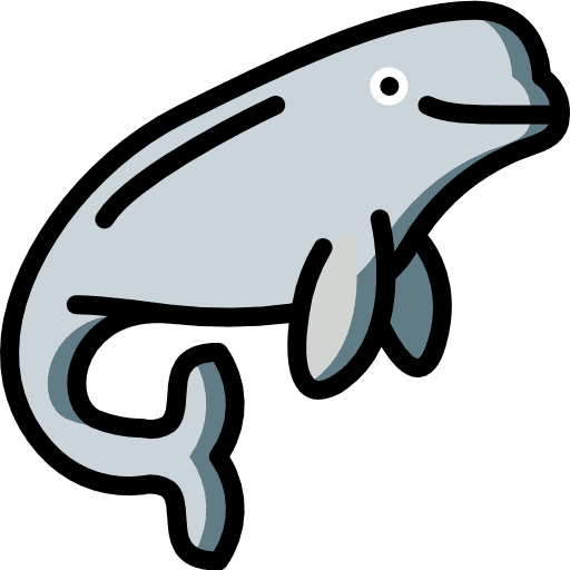 Beluga mammal aquarium animals icon