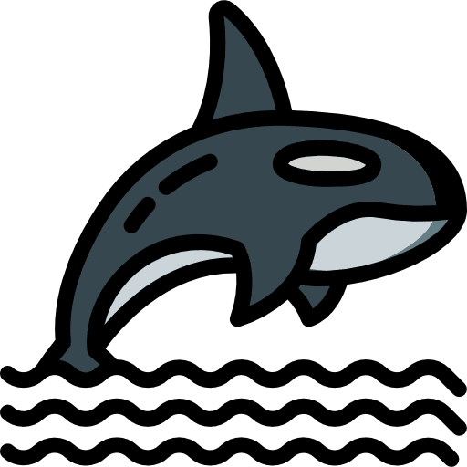 Orca animal kingdom animals sea life icon
